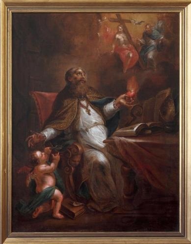 Św. Augustyn, Muzeum Regionalne w Jaworze, ok. 1730